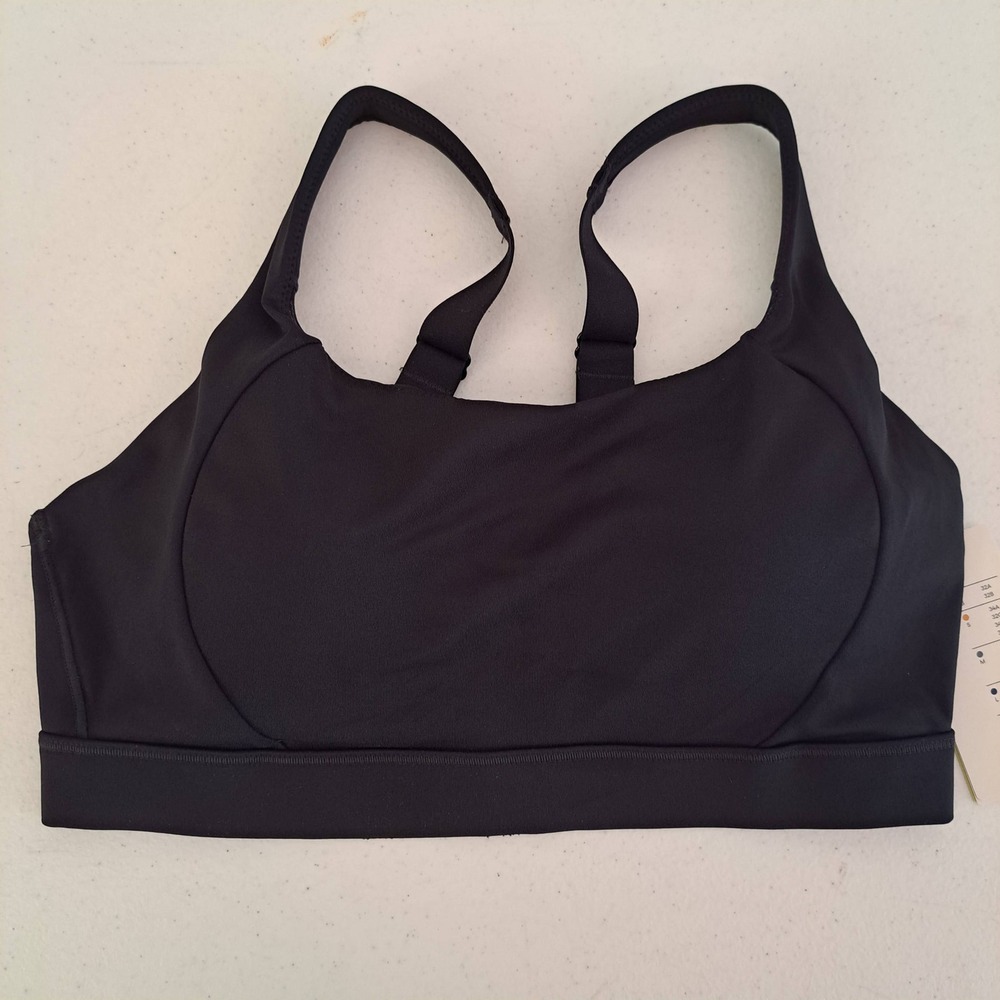 All in Motion Sports Bra Womens Medium Black New‎ High Support 980-240-B42